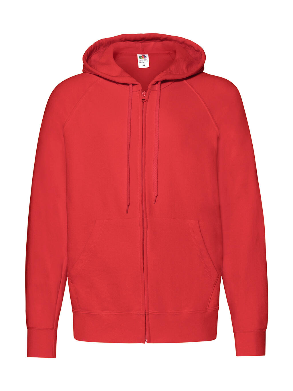 Sudadera con capucha y cremallera entera ligera Red