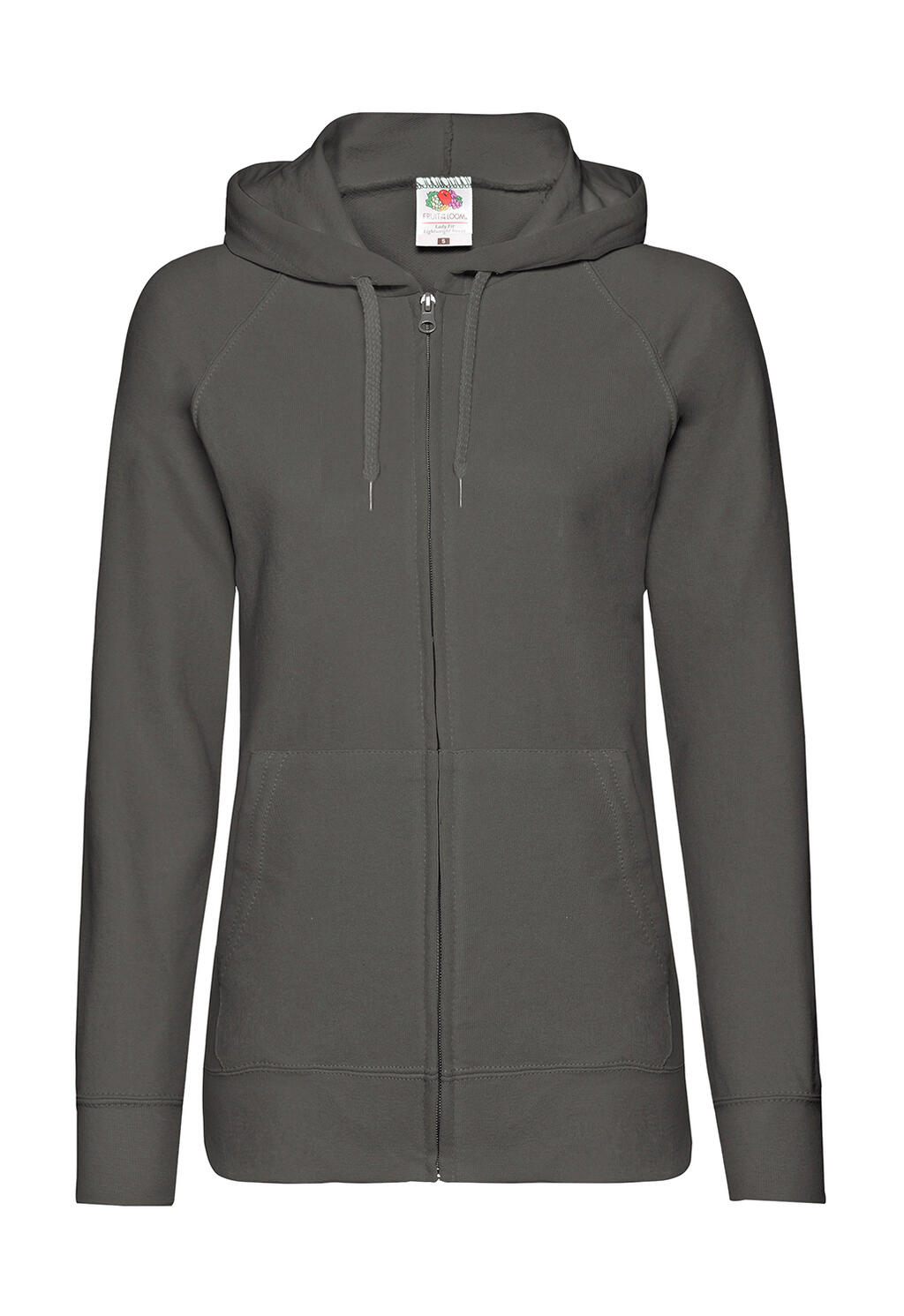 Chaqueta entallada con capucha ligera mujer Light Graphite