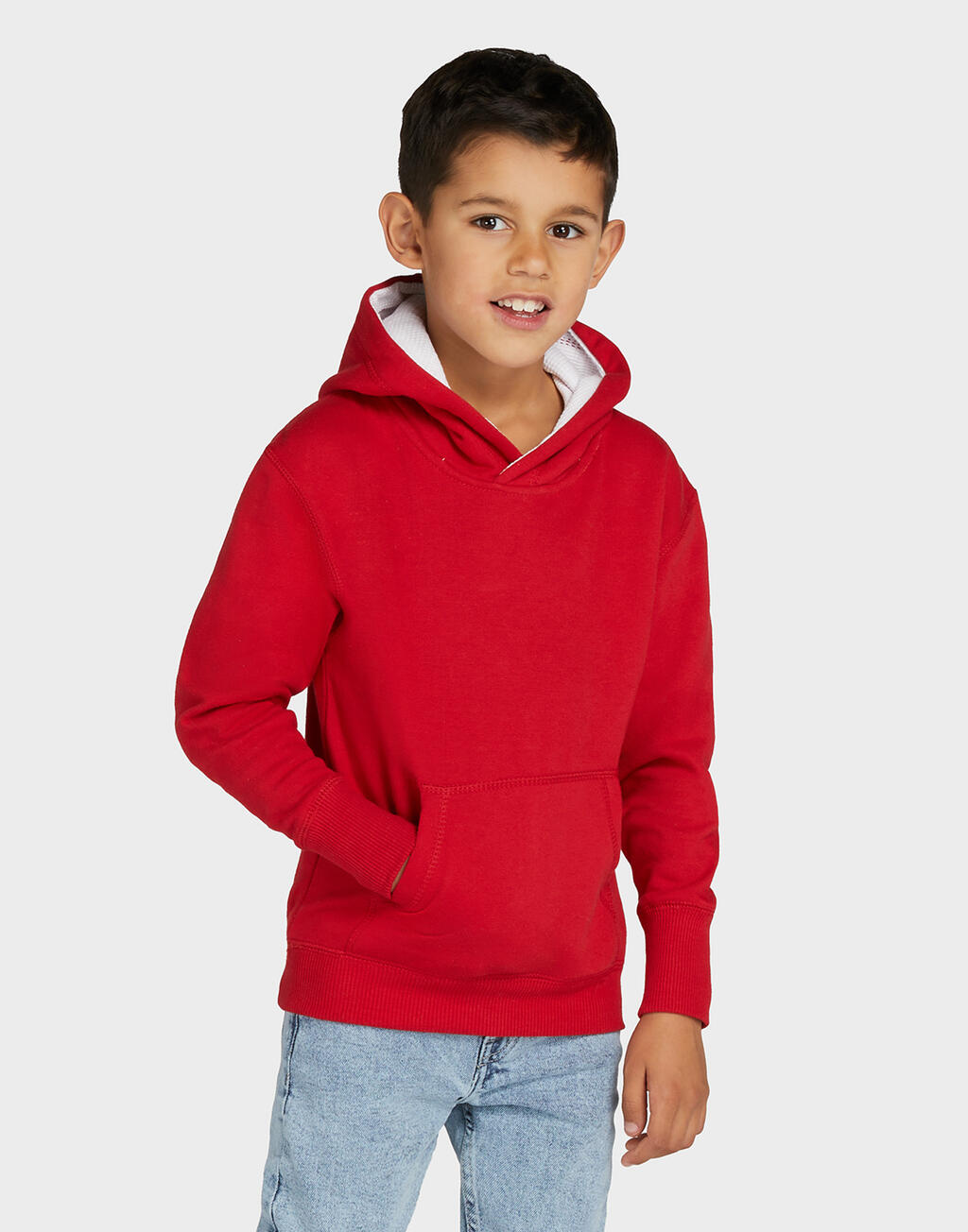  SG Sudadera capucha en contraste niño
