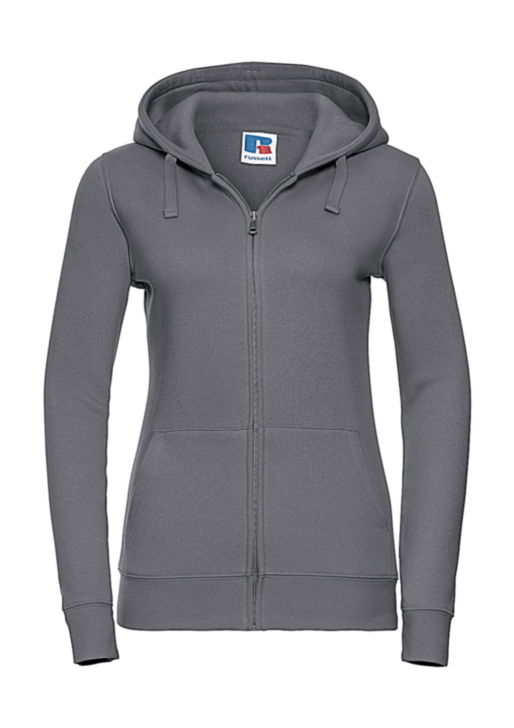 Sudadera Authentic capucha y cremallera mujer Convoy Grey