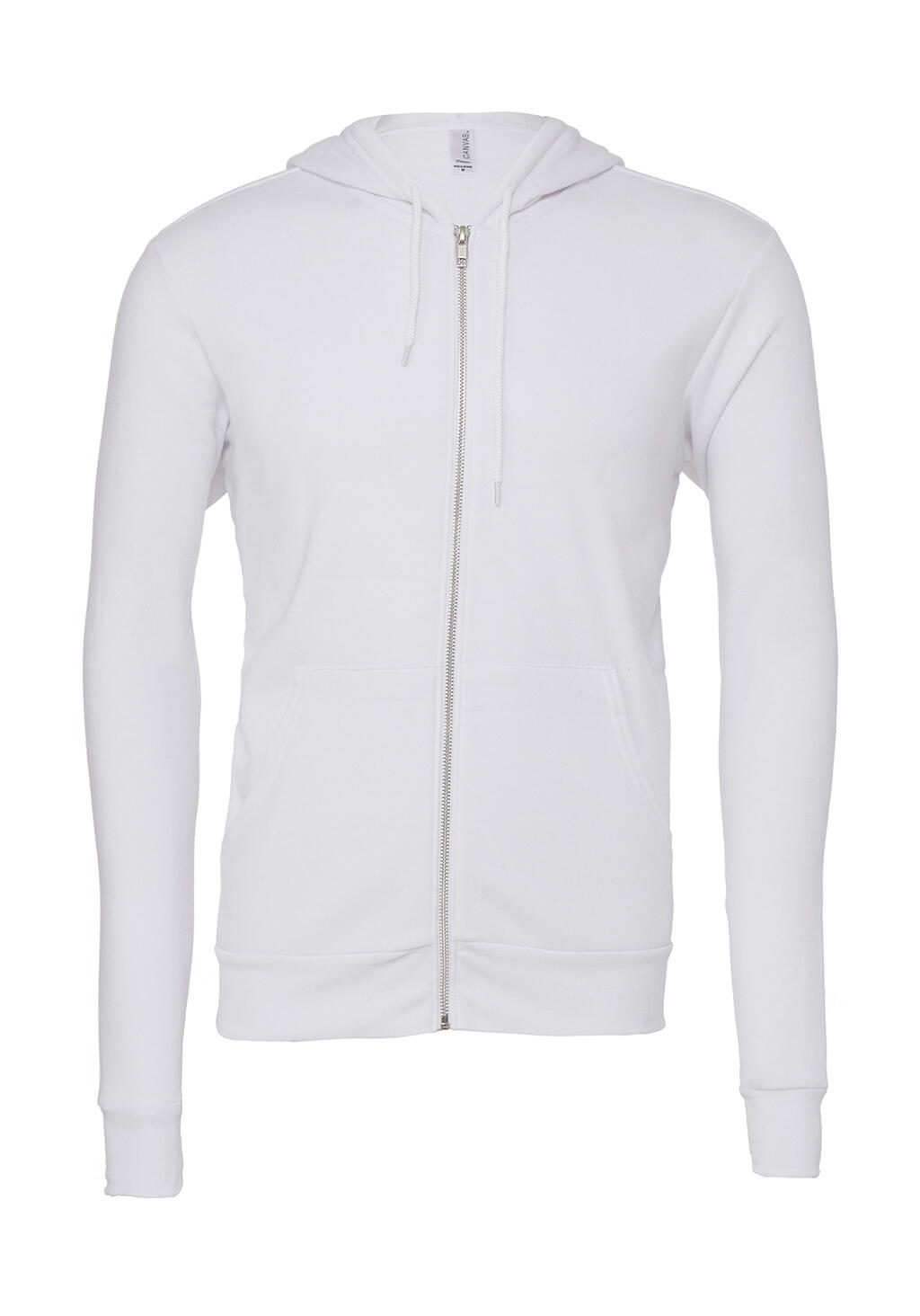 Sudadera unisex de algodón-poliéster con capucha White