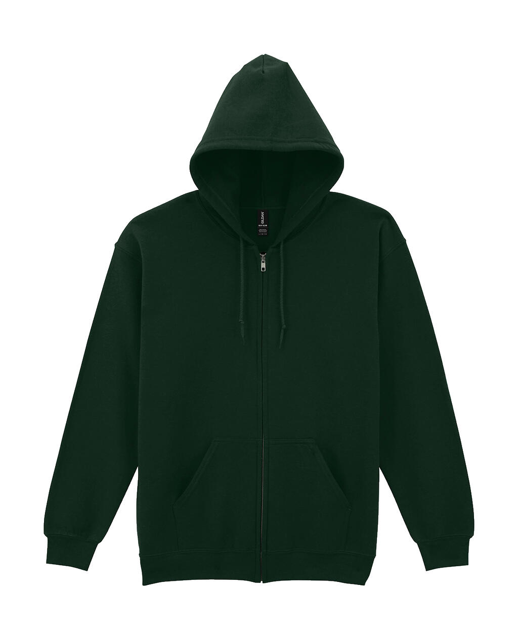 Sudadera capucha cremallera Heavyblend Forest Green