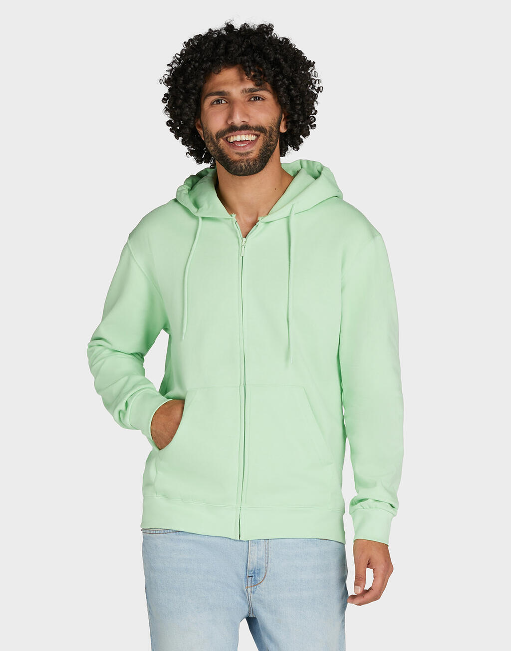  SG Sudadera capucha cremallera entera hombre