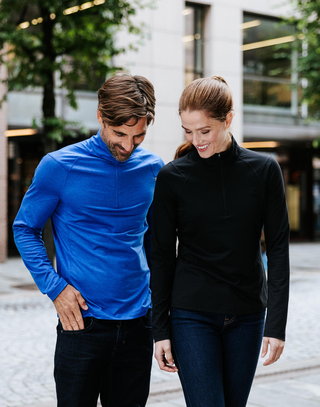 Jersey de mujer 1/4 cremallera Milano - vista 1