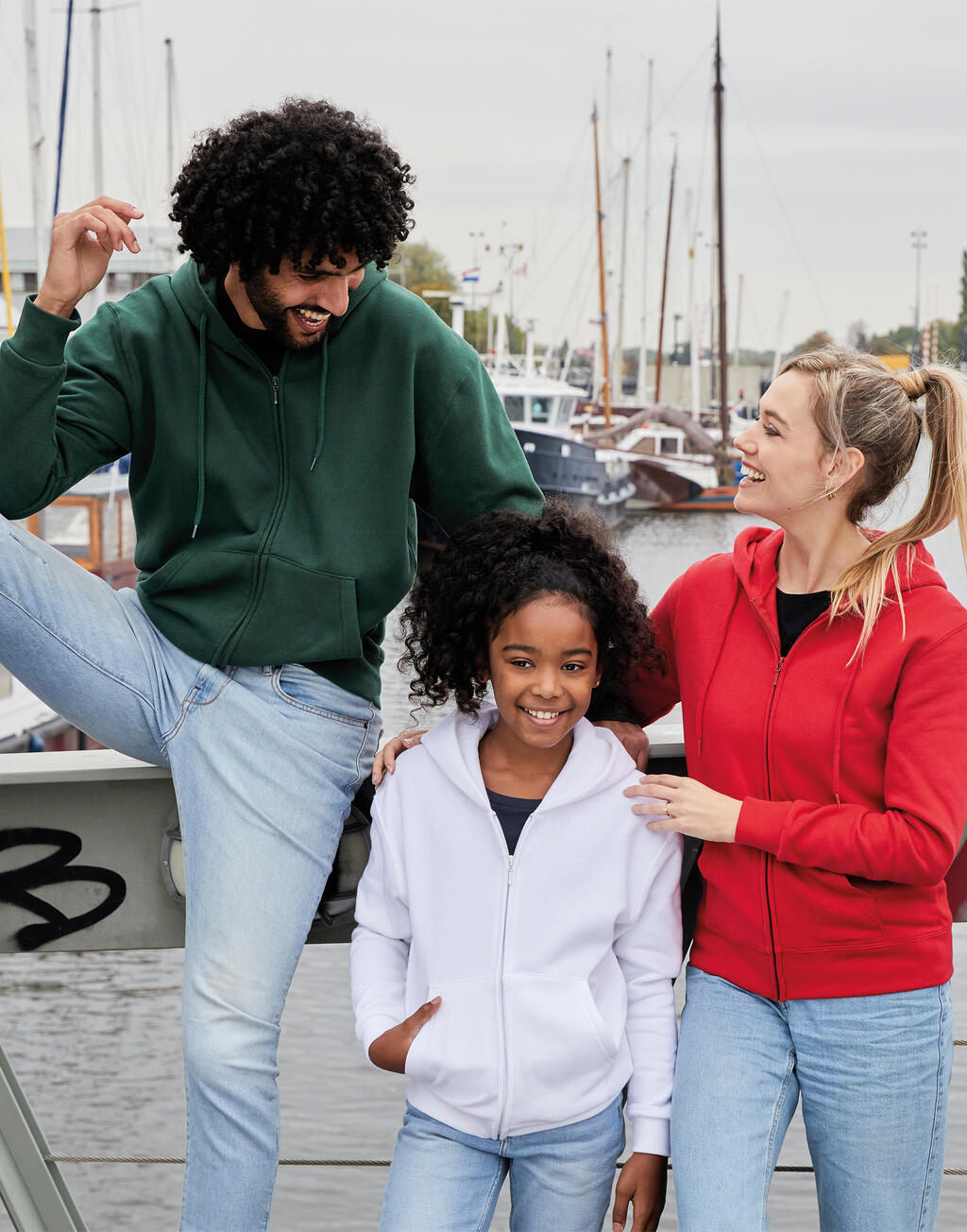 Sudadera capucha cremallera entera niño - vista 2