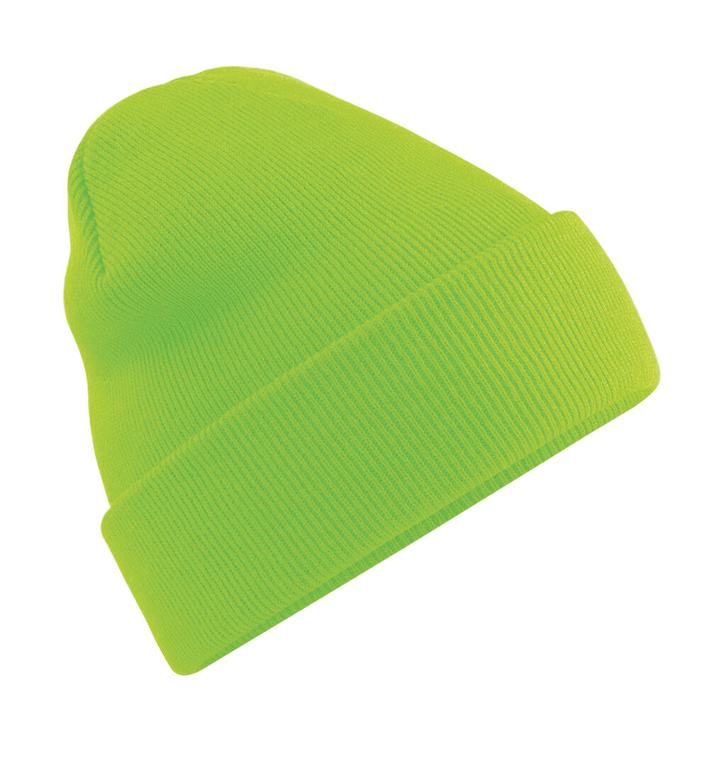 Gorro doblado Original Fluorescent Green