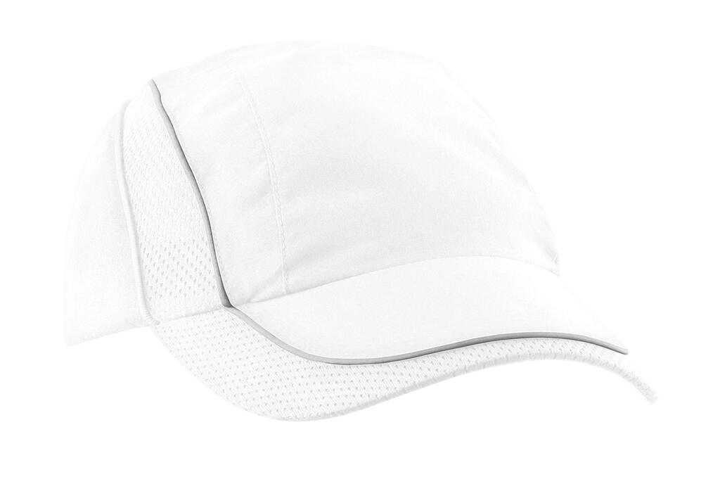 Gorra con malla Coolmax® White
