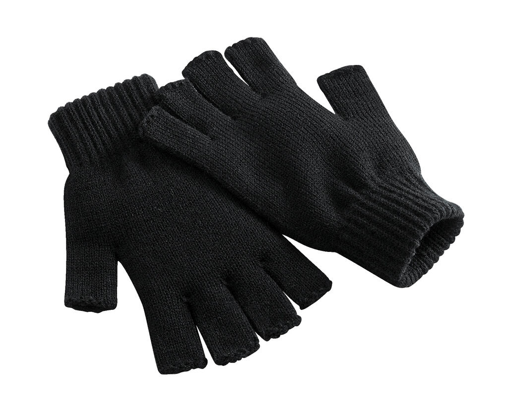 Guantes sin dedos Black