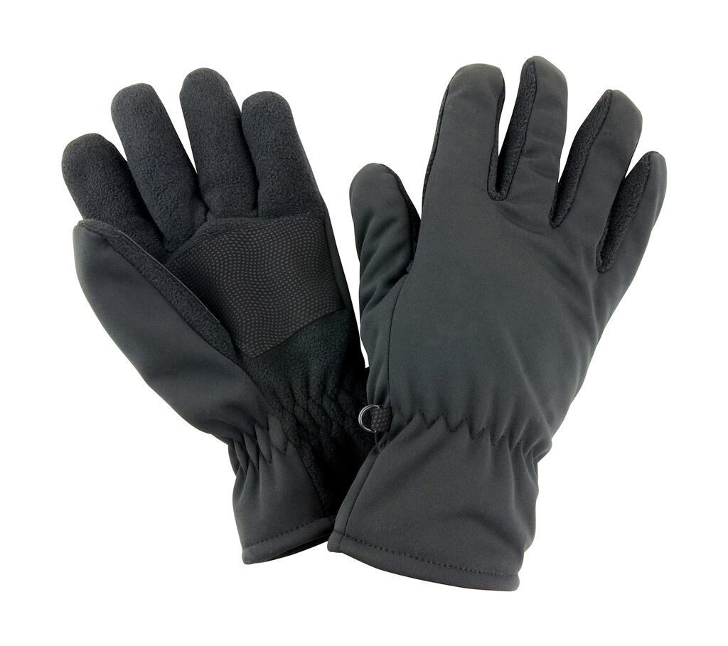 Guantes softshell Thermal Black