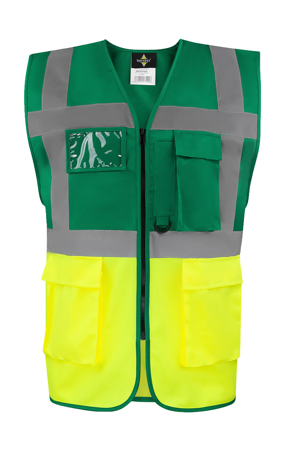 Chaleco de seguridad ejecutivo Hamburg Paramedic Green/Yellow
