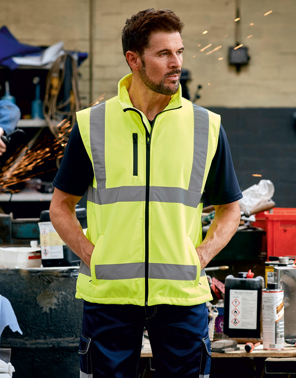  Yoko Chaleco Softshell Fluo