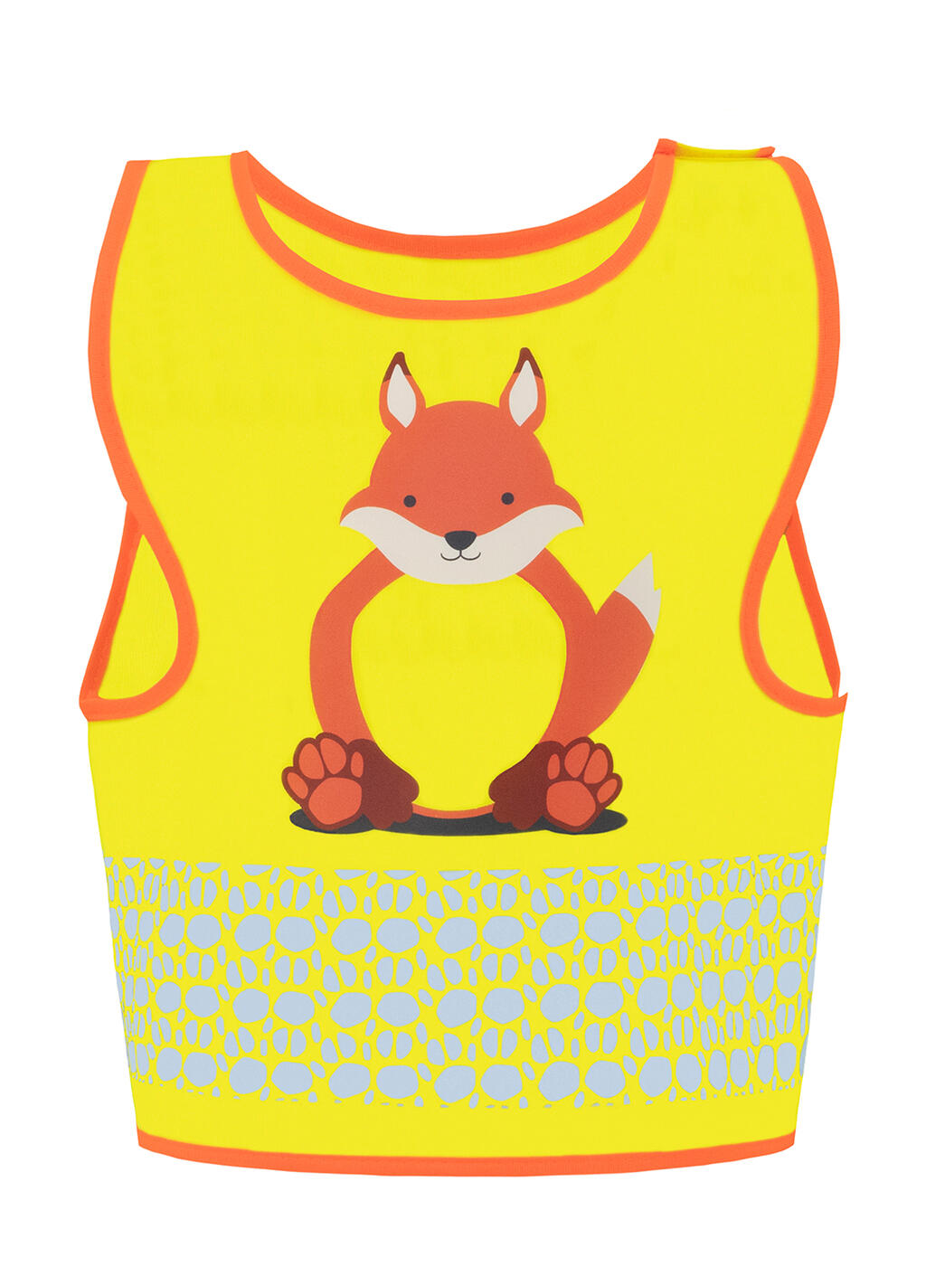 Chaleco de seguridad infantil Funtastic Wildlife Fox Yellow