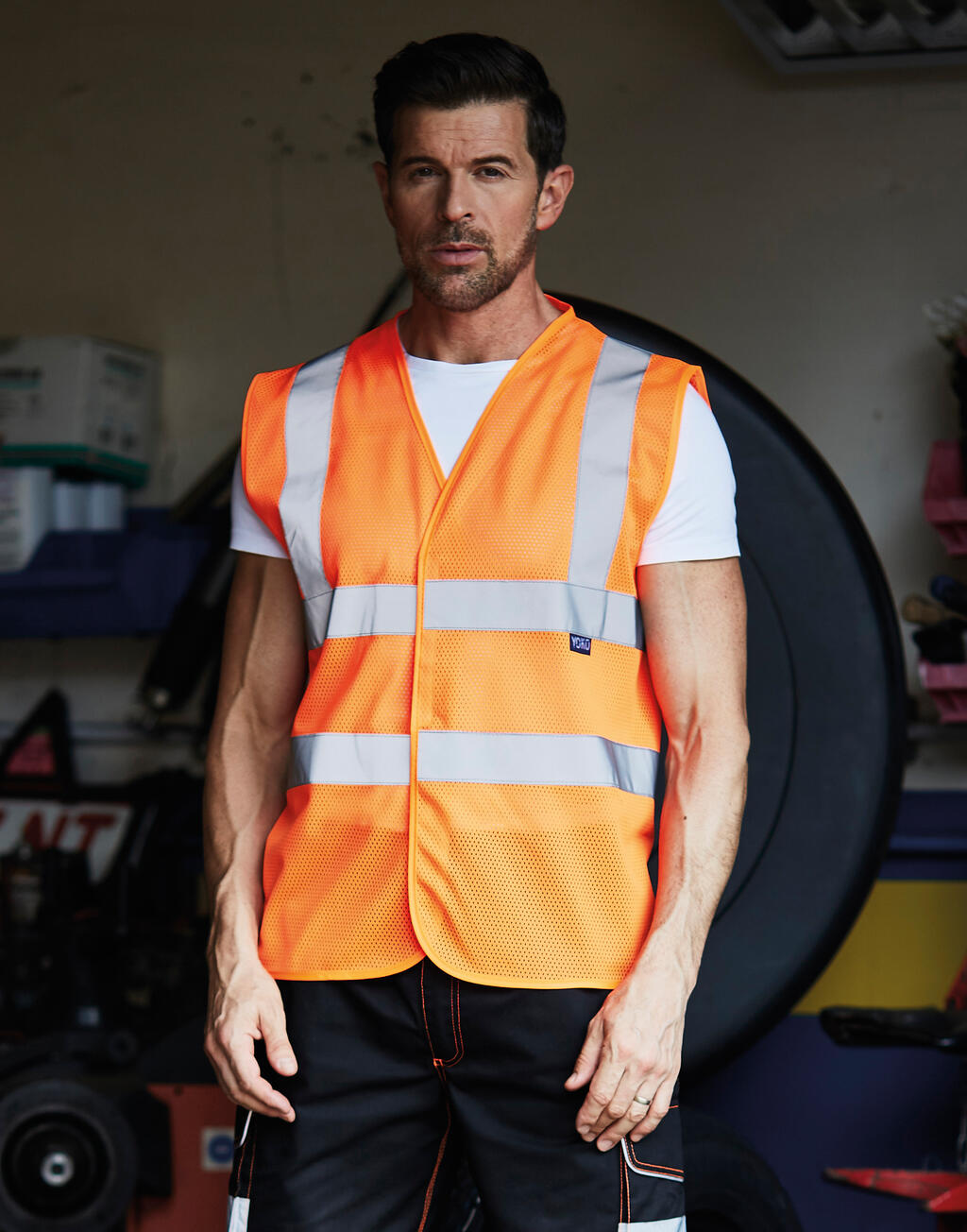  Yoko Chaleco malla Fluo