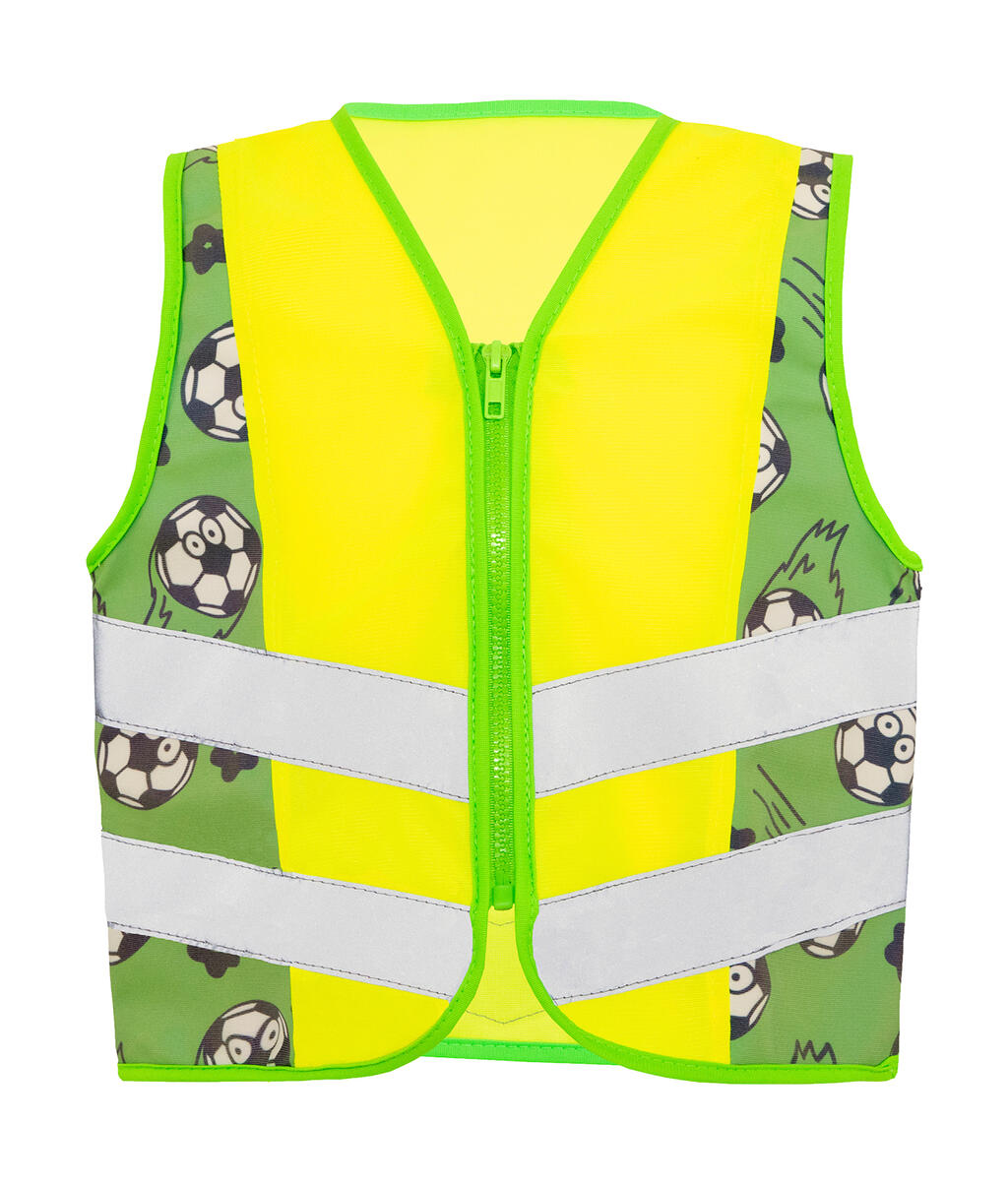 Chaleco de seguridad infantil Action Soccer Yellow