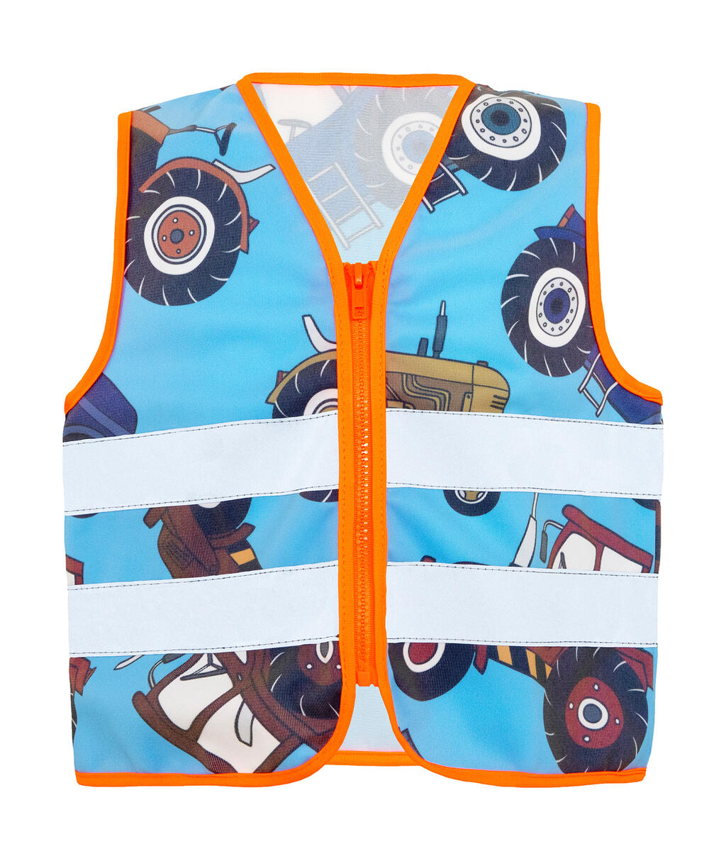 Chaleco de seguridad infantil Action Tractor Blue