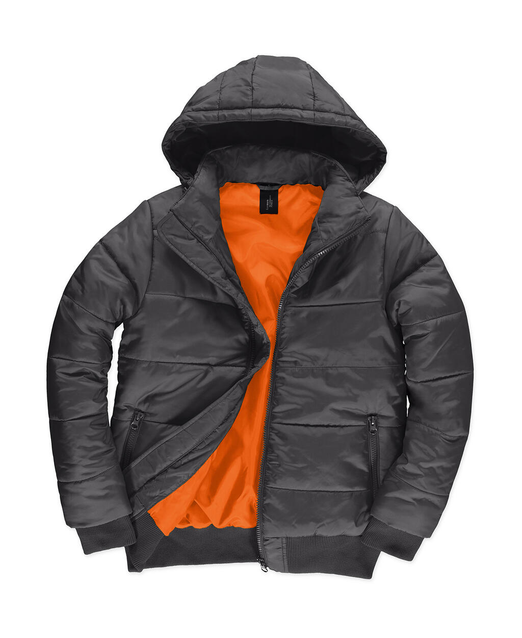 Chaqueta Superhood hombre  Dark Grey/Neon Orange