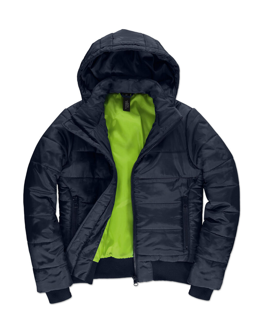 Chaqueta Superhood mujer  Navy/Neon Green