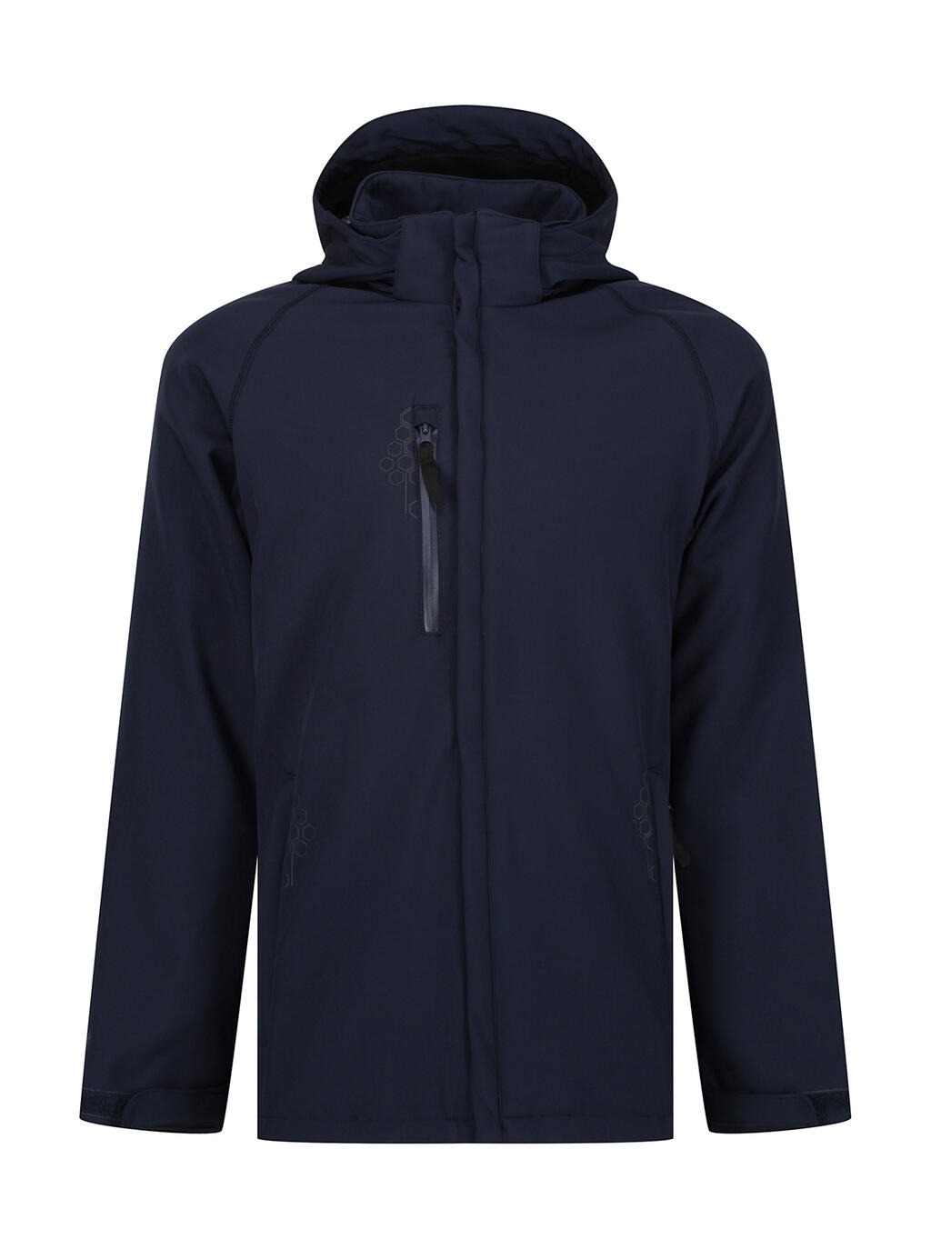 Repeller Lined Hooded Softshell Navy