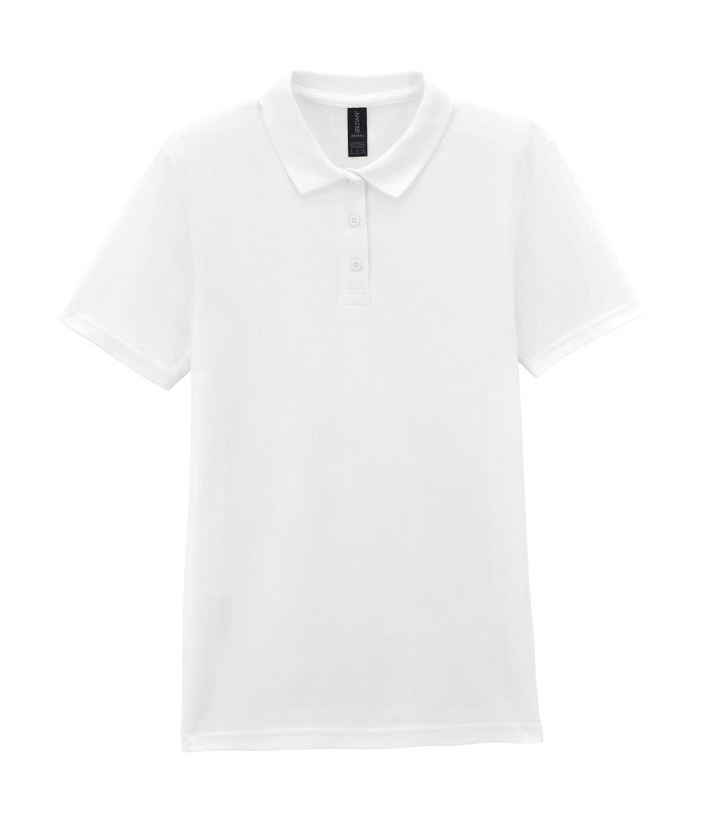 Polo piqué Softstyle Mujer White