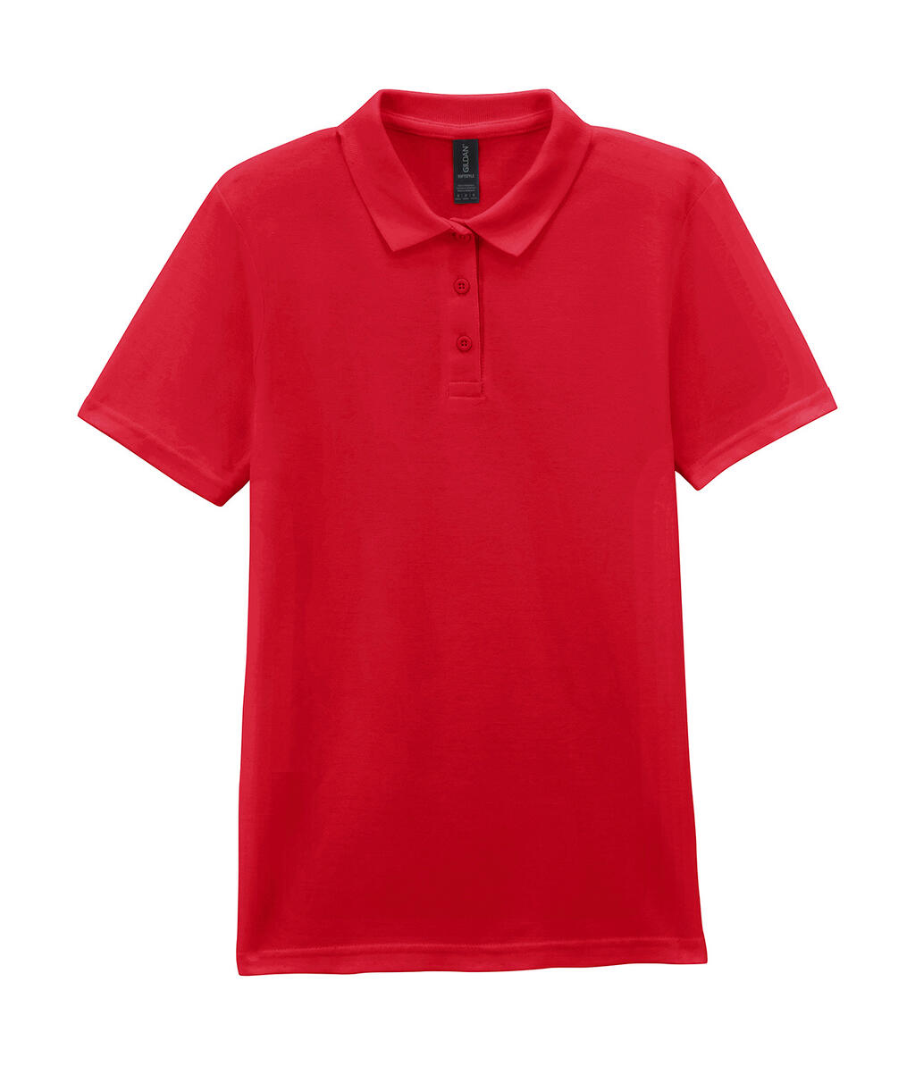 Polo piqué Softstyle Mujer Red
