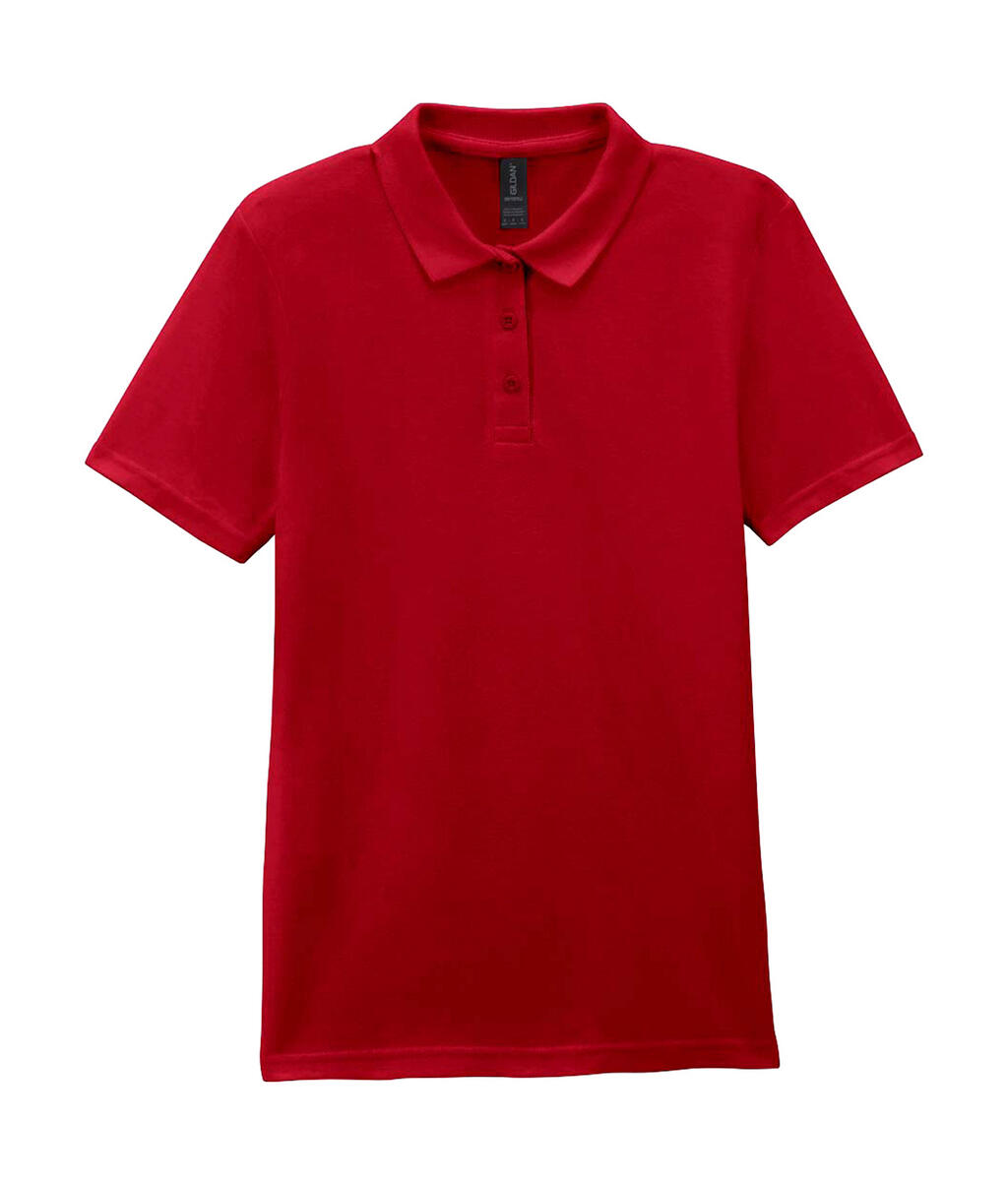 Polo piqué Softstyle Mujer Cherry Red