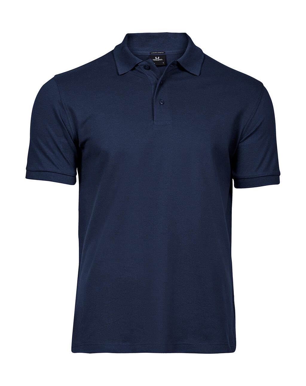 Polo orgánico ajustado Luxury hombre Navy