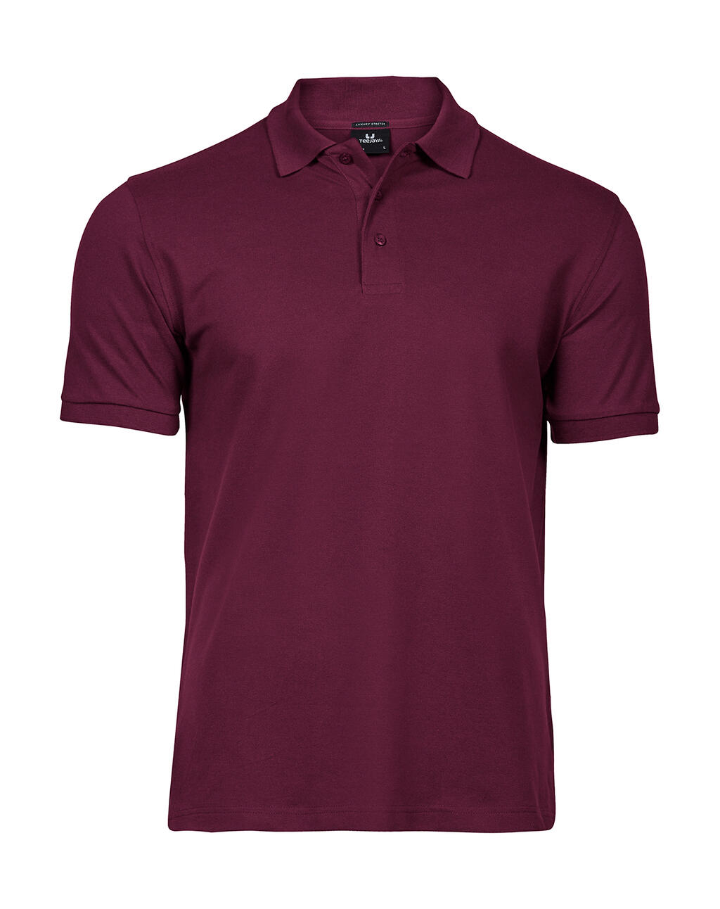 Polo orgánico ajustado Luxury hombre Wine