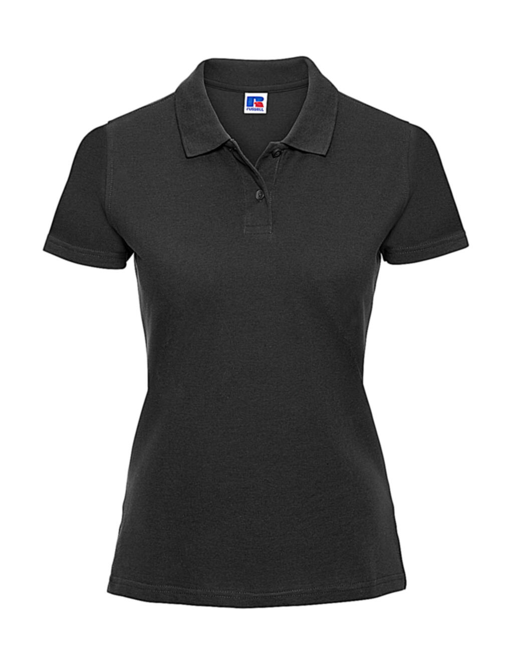 Polo piqué mujer Black