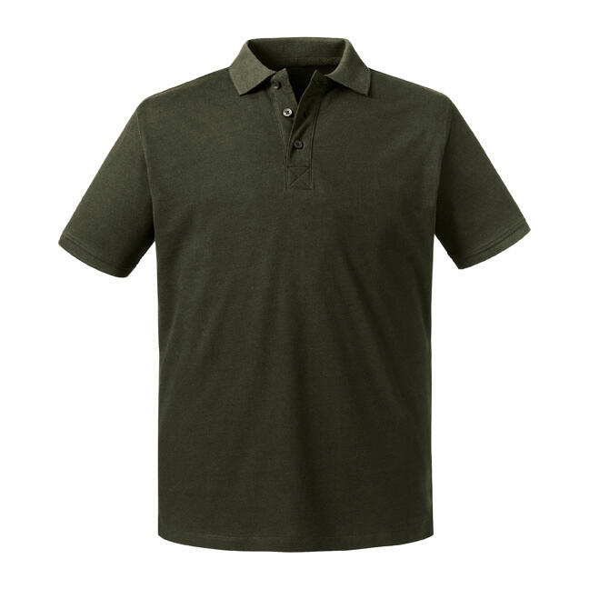 Polo Pure Organic hombre Dark Olive