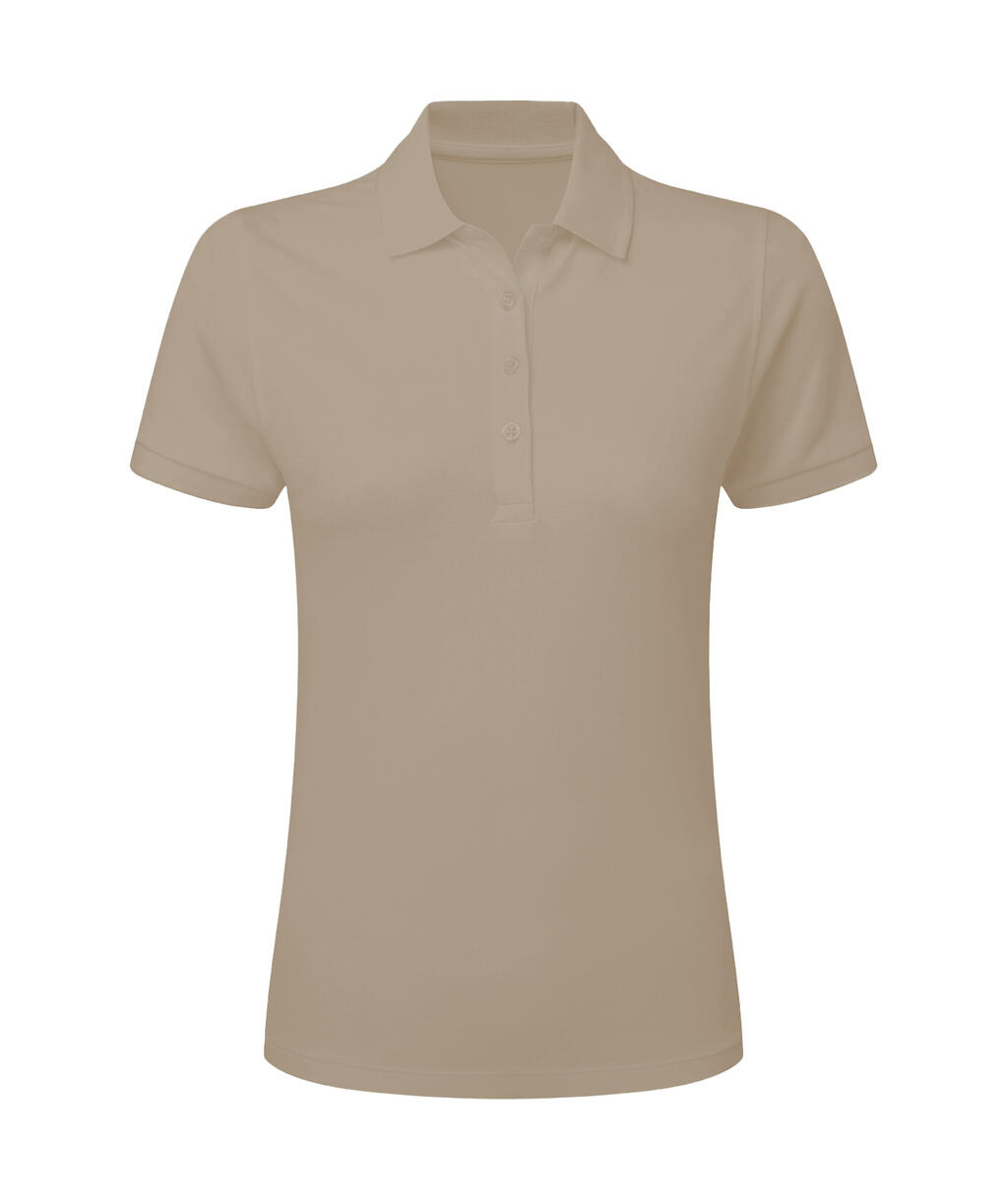 Polo Signature Stretch sin etiqueta mujer  Pastel Macchiato