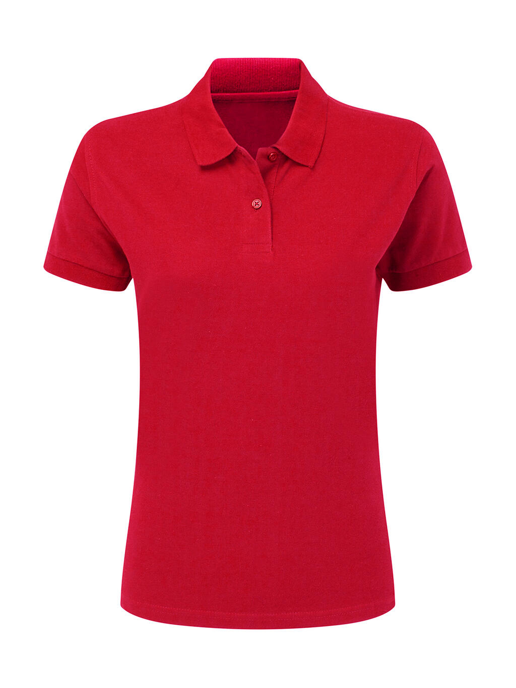 Polo piqué algodón mujer Red
