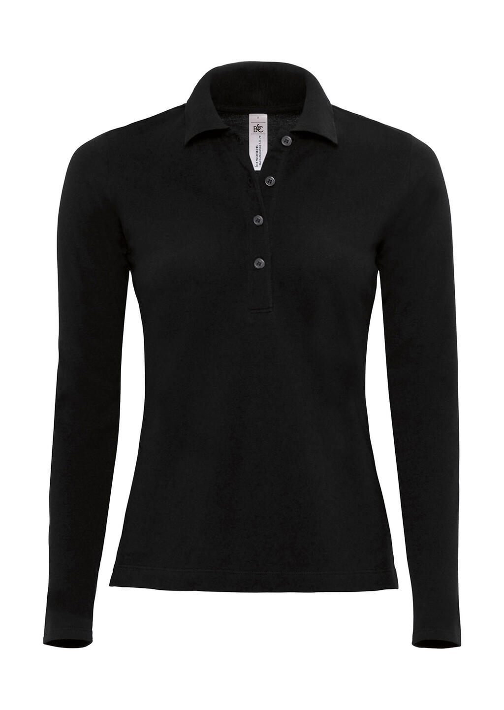 Polo Safran Pure LSL/women Black