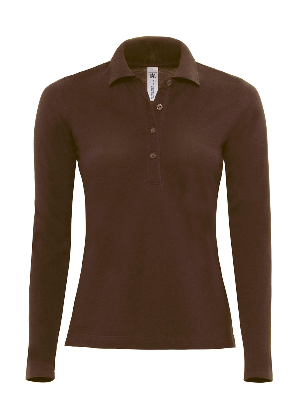 Polo Safran Pure LSL/women Brown