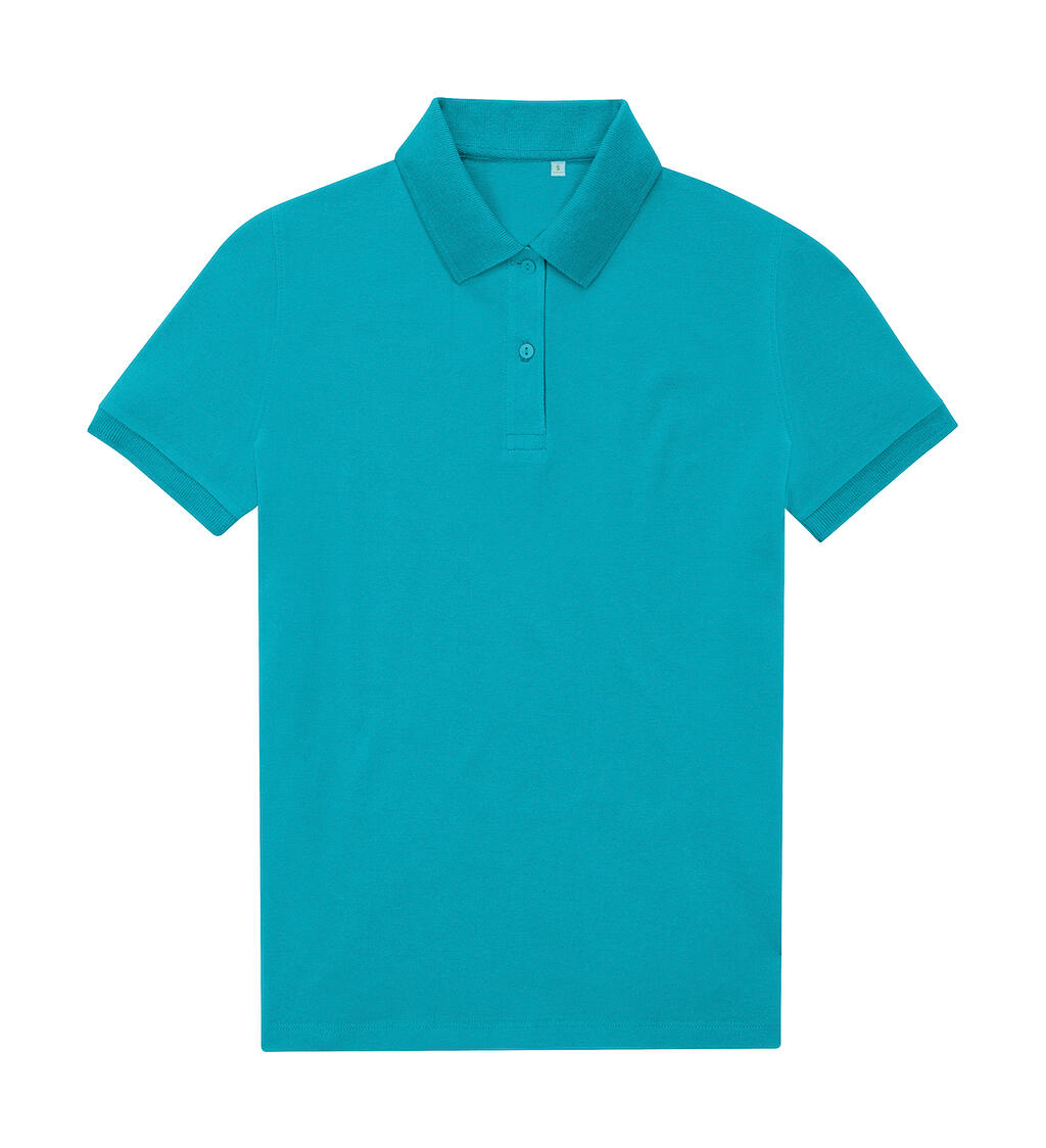 My Polo Eco 65/35 Mujer Pop Turquoise