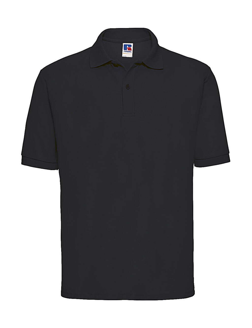 Polo piqué 65/35 hombre Black