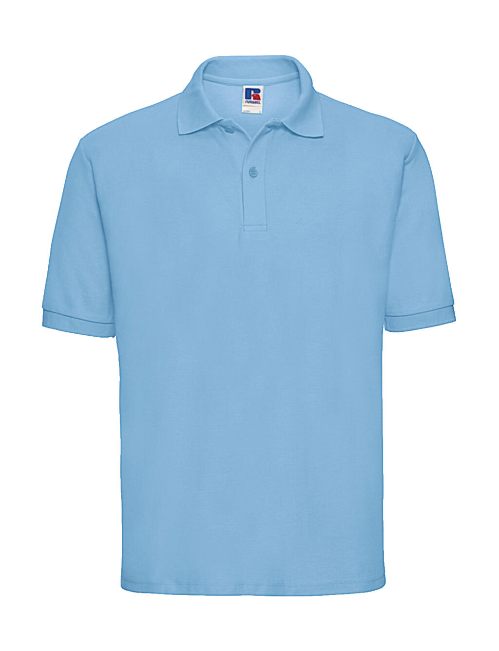 Polo piqué 65/35 hombre Sky