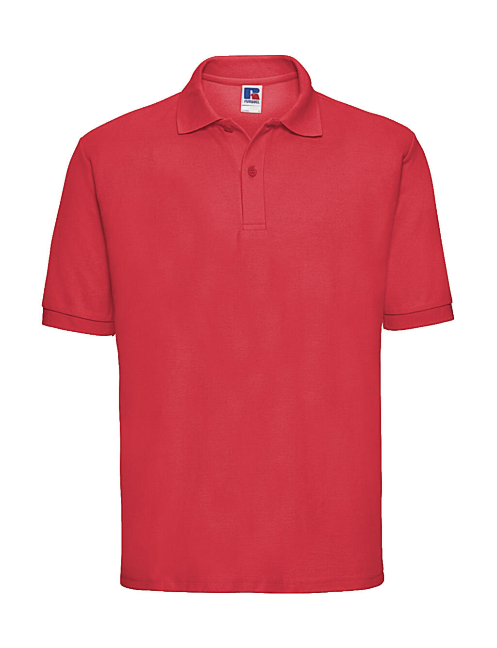 Polo piqué 65/35 hombre Bright Red