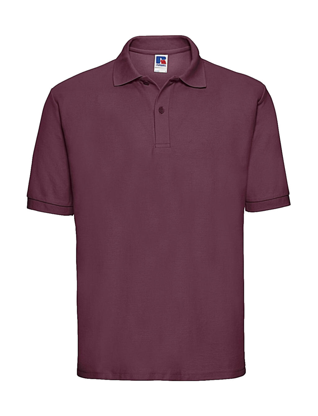Polo piqué 65/35 hombre Burgundy