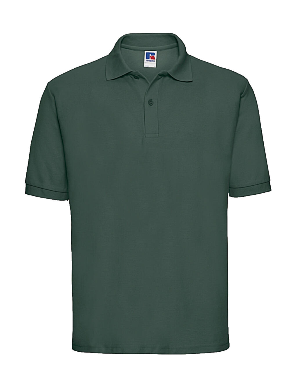 Polo piqué 65/35 hombre Bottle Green