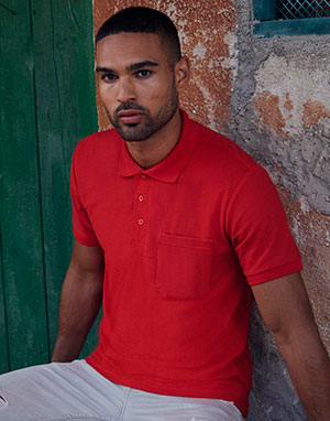  Fruit of the Loom Polo piqué 65/35 con bolsillo