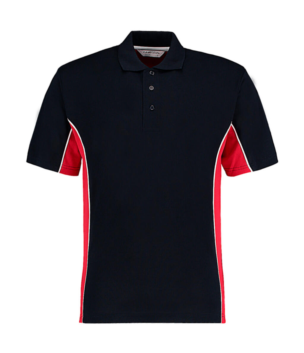 Polo Track hombre Classic Fit Navy/Red/White