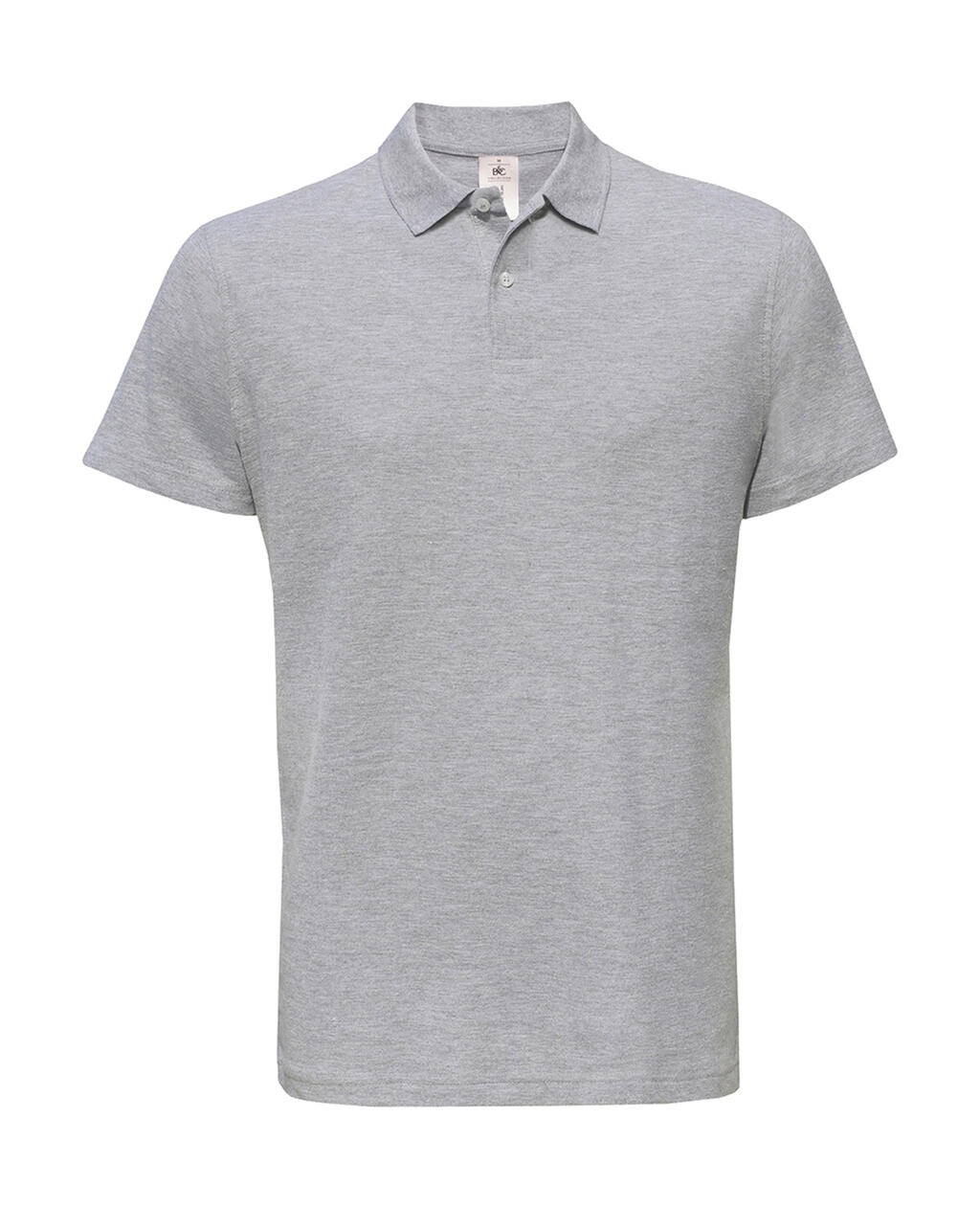 ID.001 Piqué Polo Shirt Heather Grey
