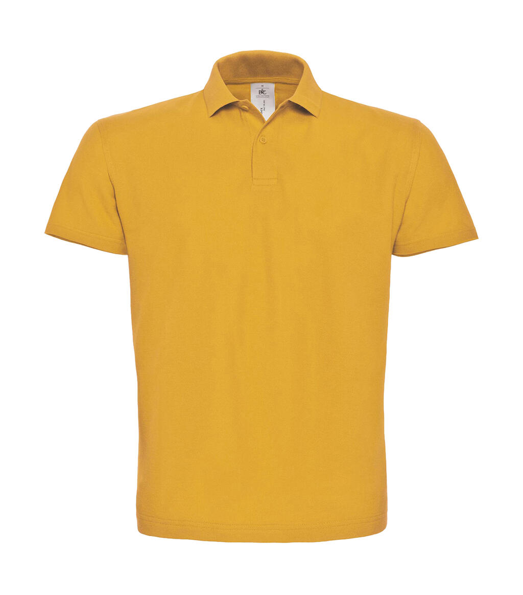 ID.001 Piqué Polo Shirt Chili Gold