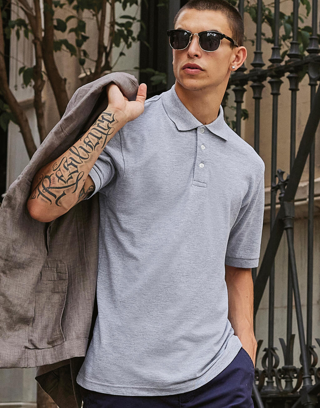 Safran Piqué Polo - vista 3