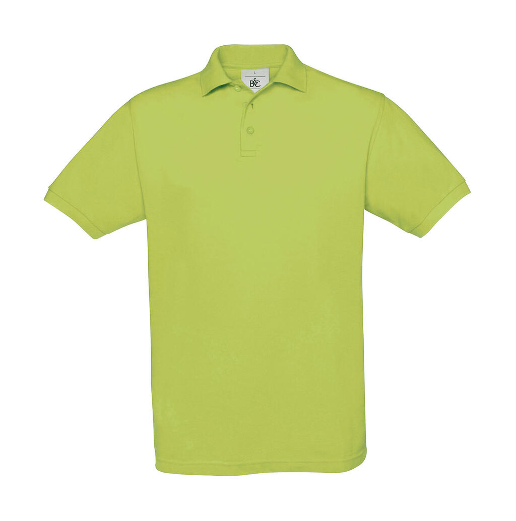 Safran Piqué Polo Pistachio