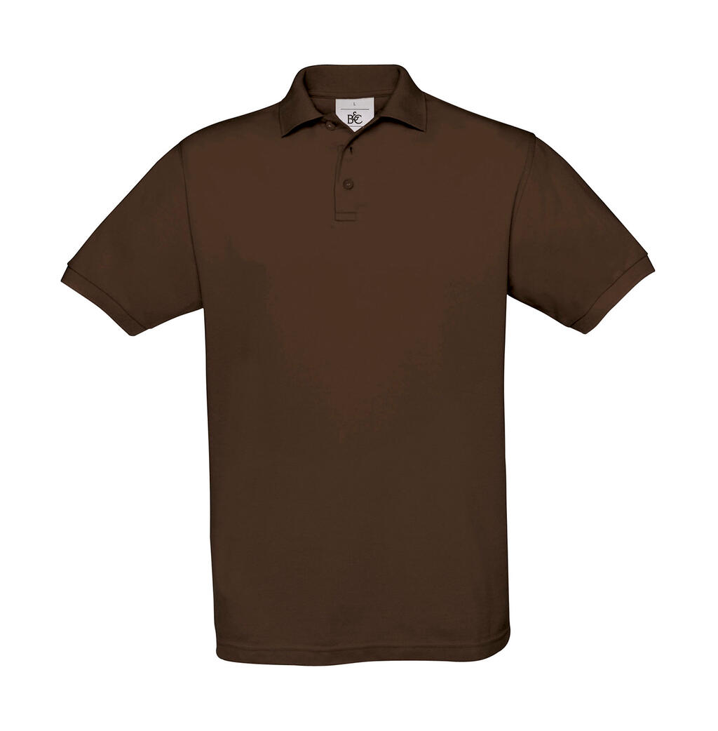 Safran Piqué Polo Brown