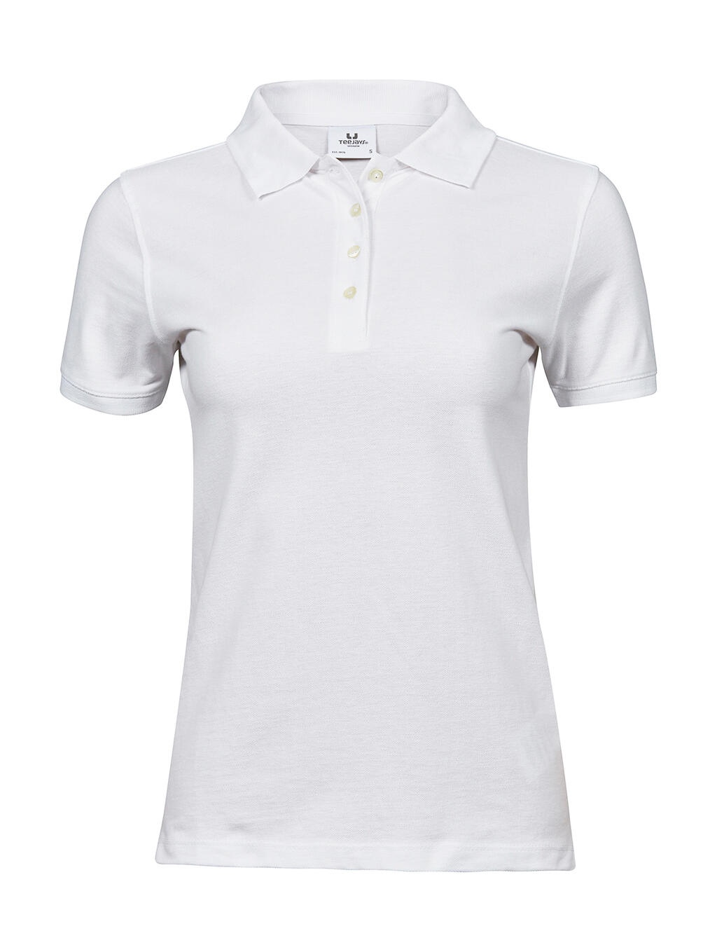 Polo piqué Heavy mujer White