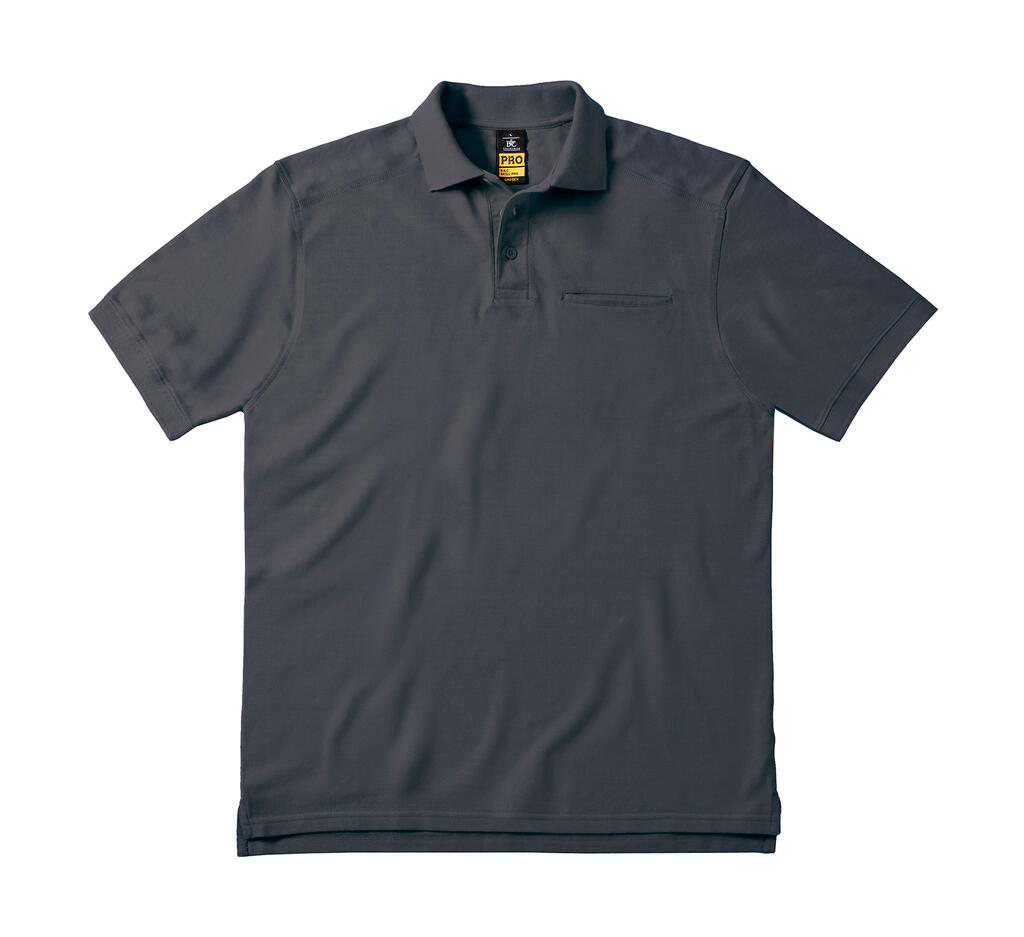 Polo de trabajo con bolsillo Skill Pro Dark Grey