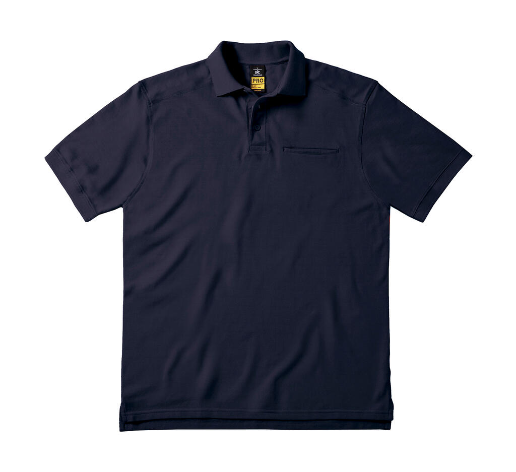 Polo de trabajo con bolsillo Skill Pro Navy