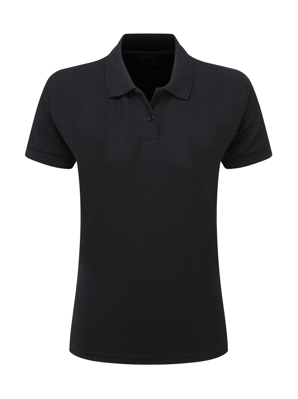 Polo piqué 65/35 mujer Black